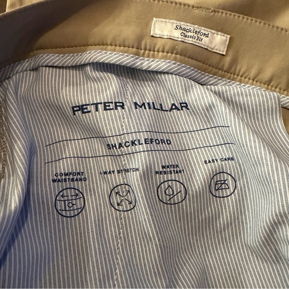 Peter Millar Shackleford  Tan Hybrid Shorts 38” - Picture 7 of 7